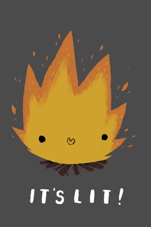 It's Lit by Louis Roskosch wall art