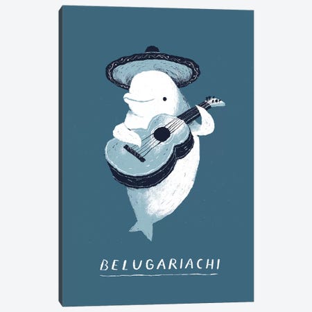 Beluga Canvas Print #LRO2} by Louis Roskosch Canvas Artwork