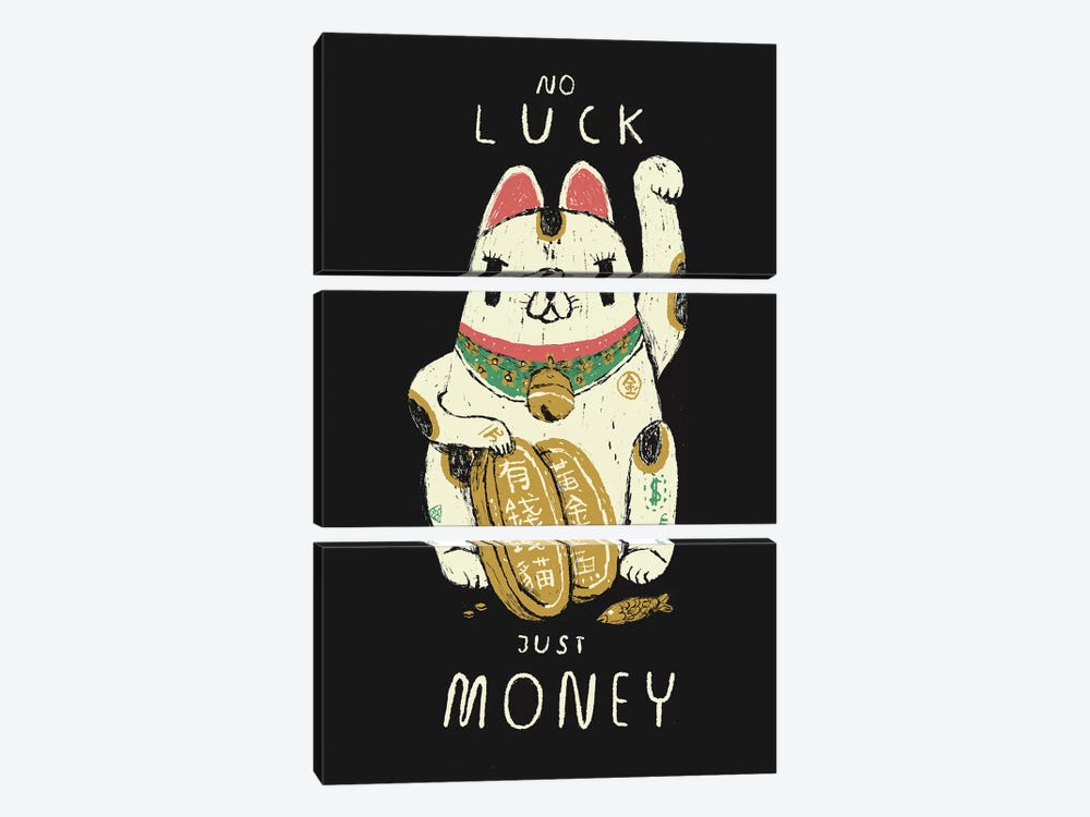 Money Cat by Louis Roskosch 3-piece Canvas Art