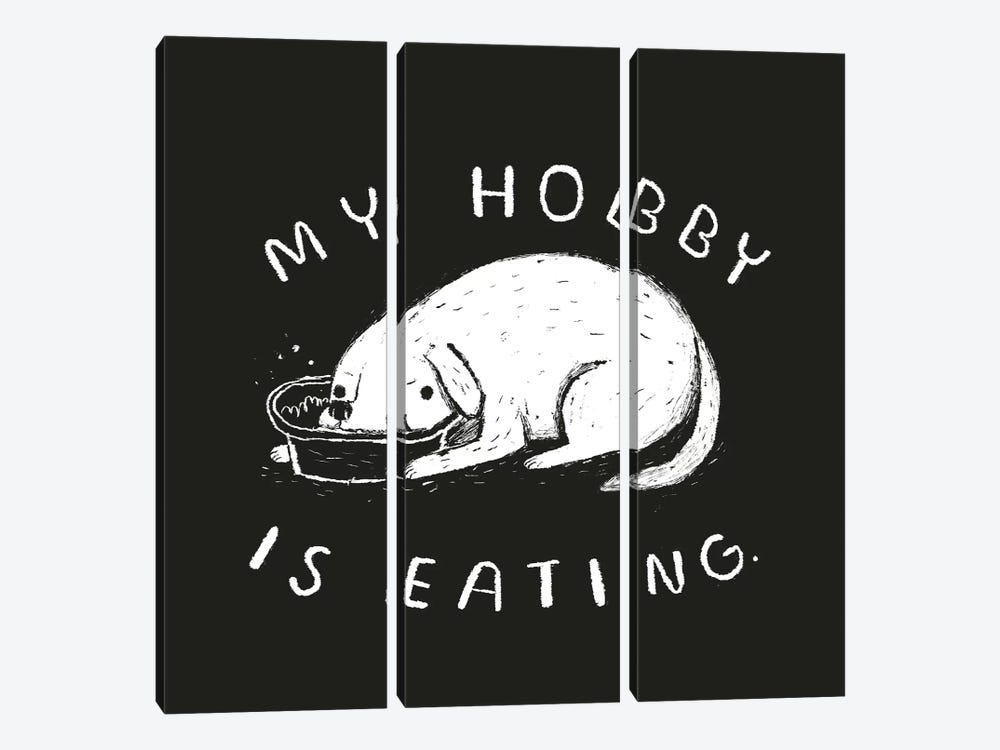 My Hobby Is Eating by Louis Roskosch 3-piece Canvas Wall Art