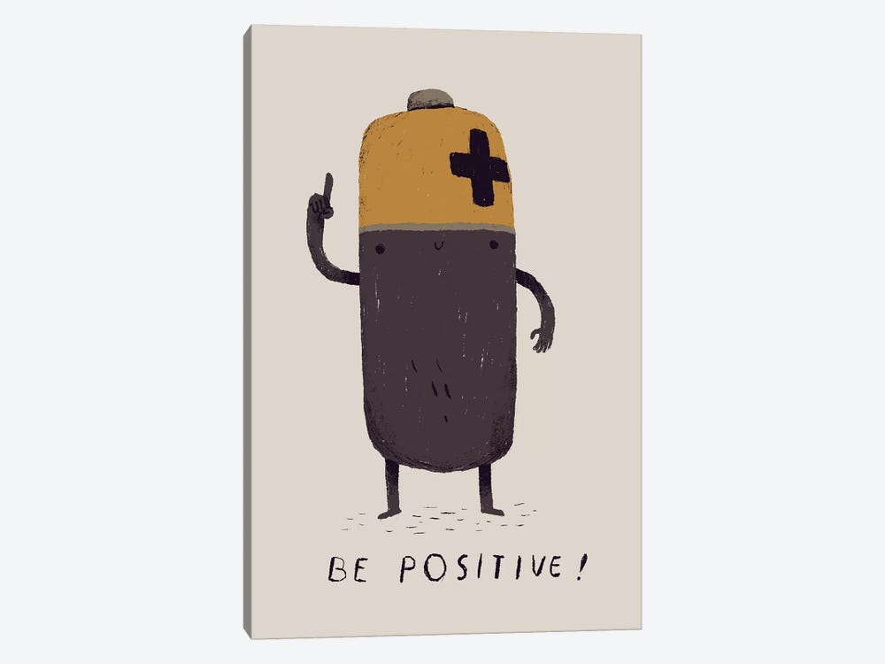 Be Positive by Louis Roskosch 1-piece Canvas Wall Art