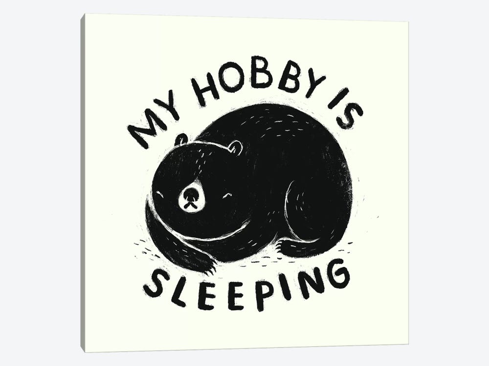 My Hobby Is Sleeping by Louis Roskosch 1-piece Canvas Wall Art