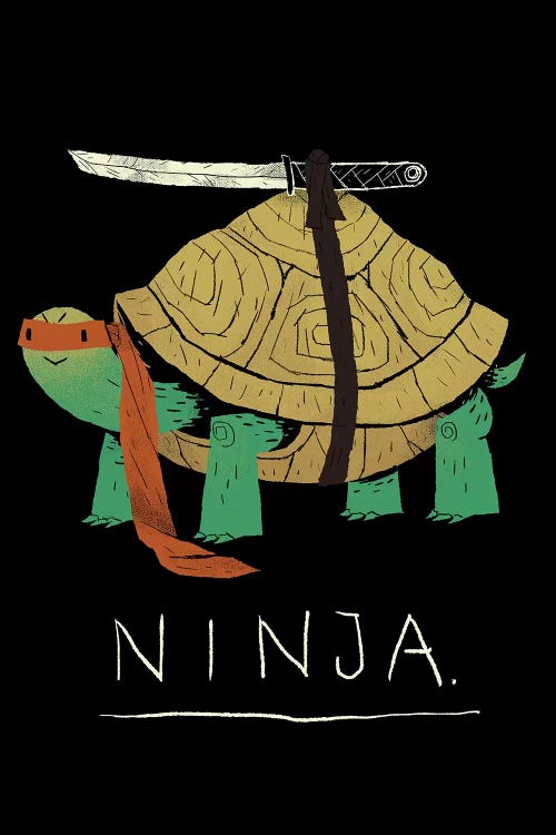 Ninja by Louis Roskosch wall art