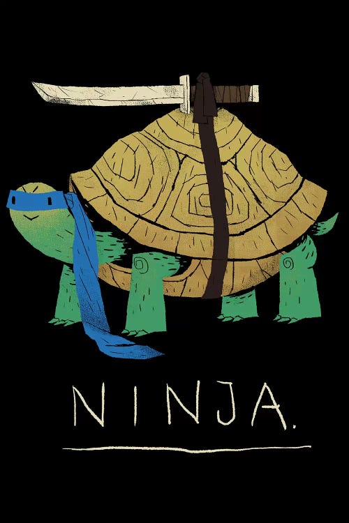 Ninja Blue by Louis Roskosch wall art