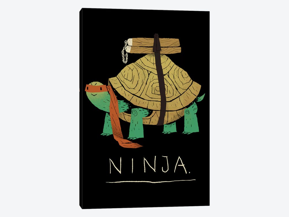 Ninja Orange by Louis Roskosch 1-piece Canvas Print