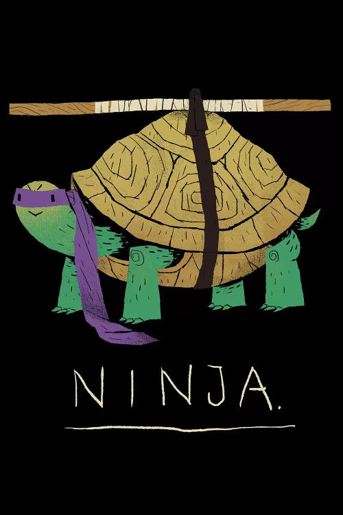 Ninja Purple by Louis Roskosch wall art