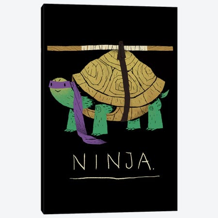 Ninja Purple Canvas Print #LRO44} by Louis Roskosch Canvas Art