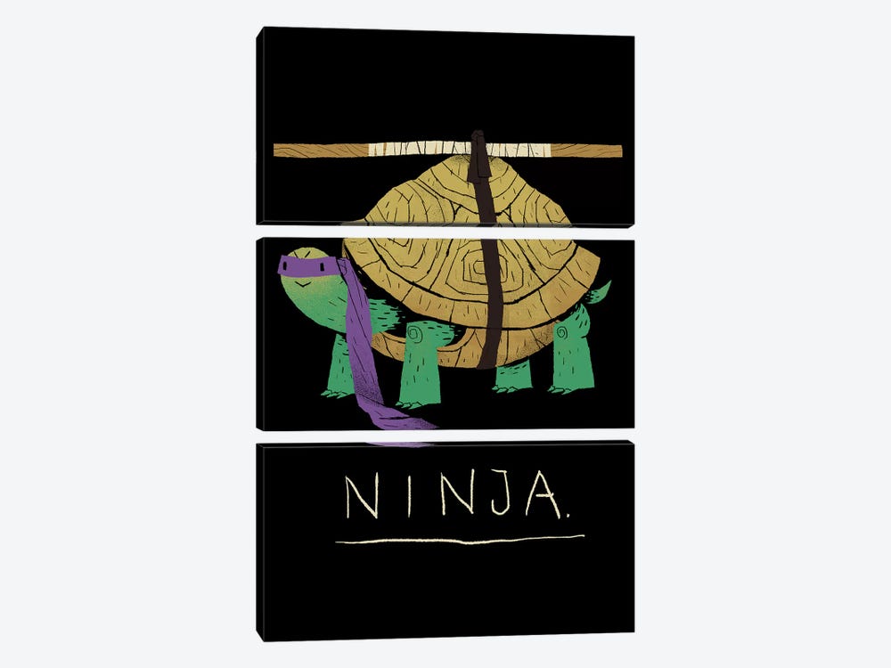 Ninja Purple by Louis Roskosch 3-piece Canvas Art