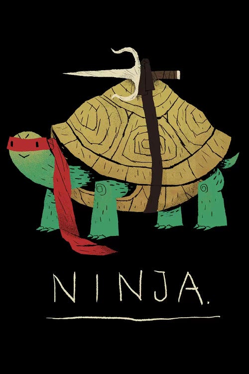 Ninja Red by Louis Roskosch wall art