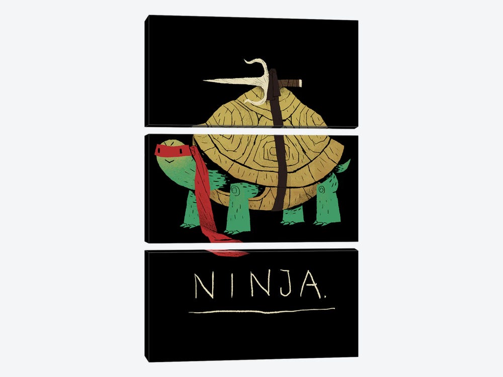 Ninja Red by Louis Roskosch 3-piece Art Print