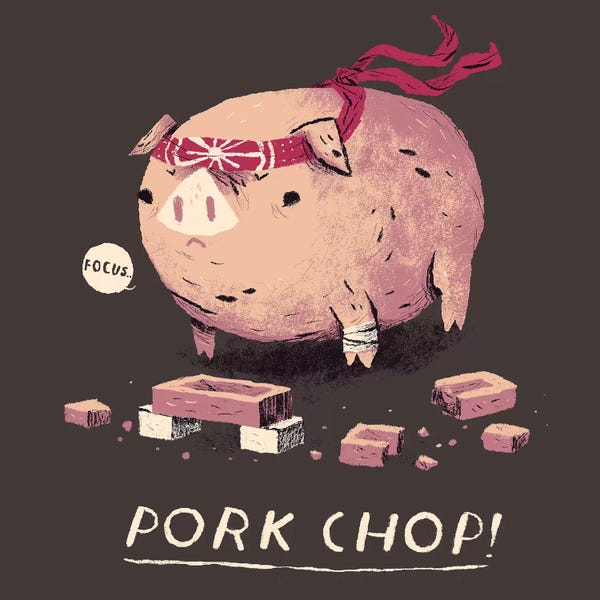 Pigs: Pork Chop by Louis Roskosch