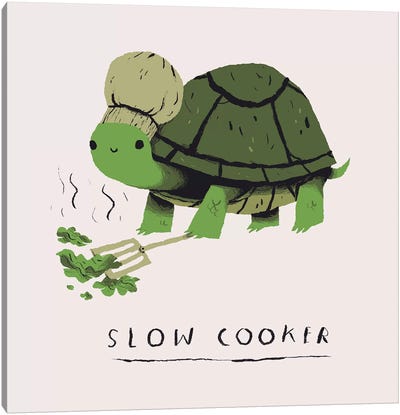 Slow Cooker Canvas Art Print - Reptile & Amphibian Art