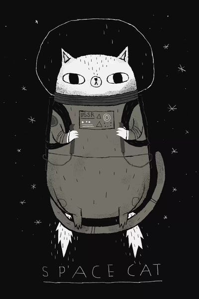 Louis Roskosch: Space Cat by Louis Roskosch