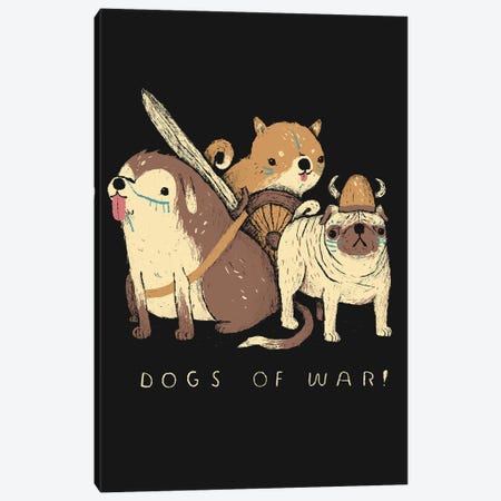 Dogs Of War Canvas Print #LRO80} by Louis Roskosch Canvas Art Print