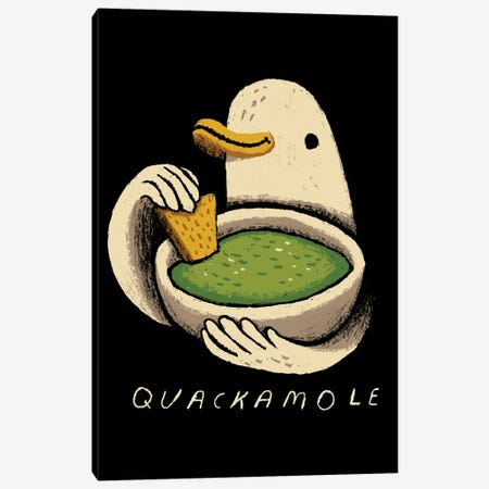 Quackamole Canvas Print #LRO82} by Louis Roskosch Canvas Print