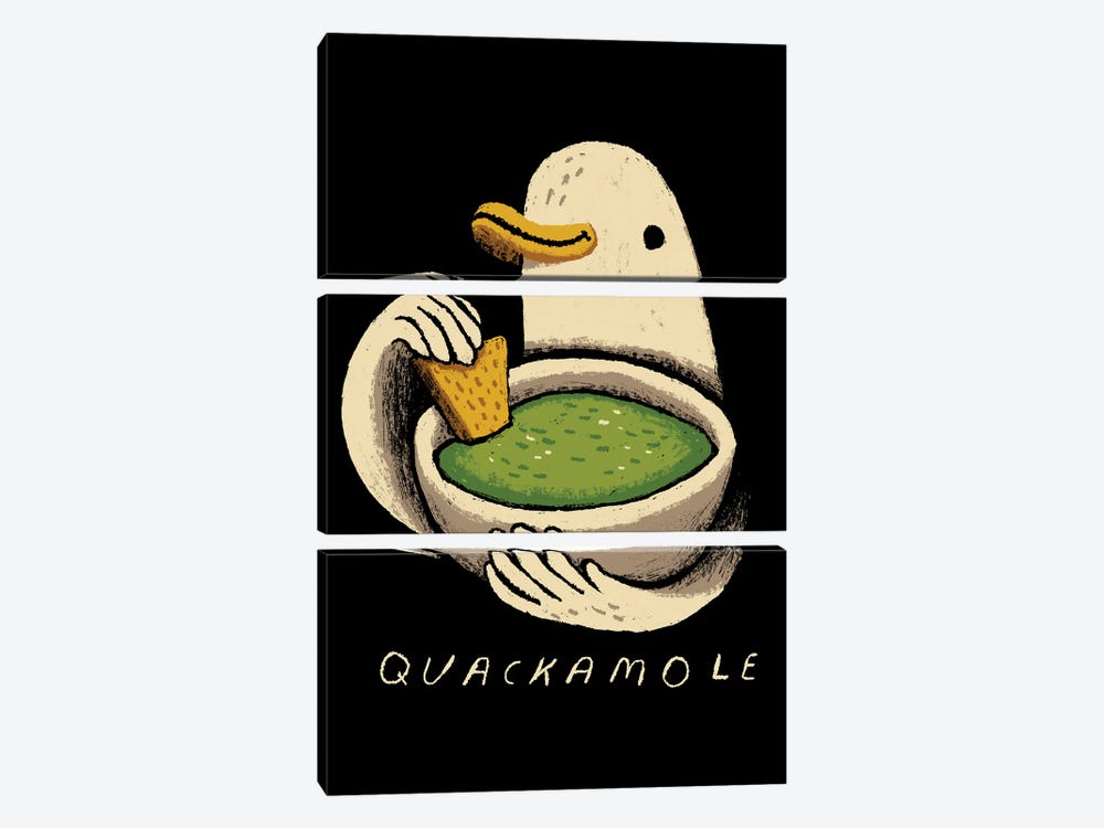 Quackamole by Louis Roskosch 3-piece Canvas Artwork
