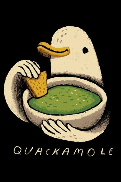 Witty Humor: Quackamole by Louis Roskosch