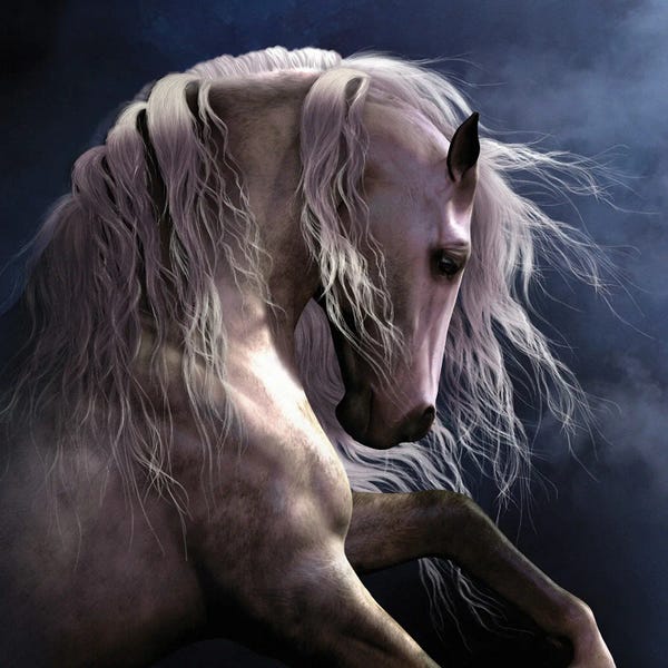 Animal Illustrations: Silver Ghost II by Laurie Prindle