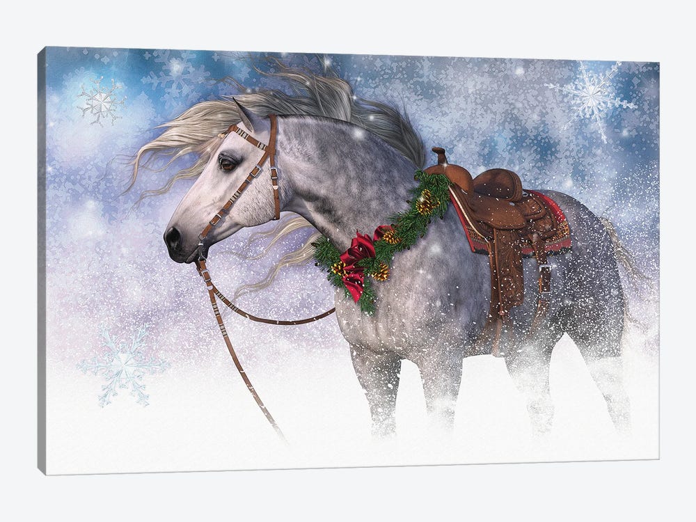 Snowy Christmas I by Laurie Prindle 1-piece Art Print