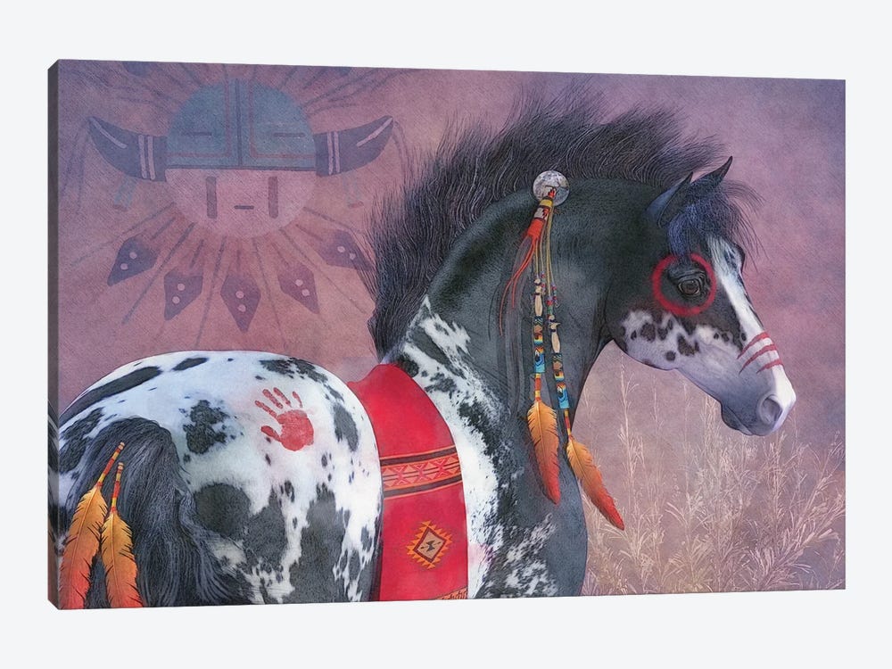 War Pony II by Laurie Prindle 1-piece Canvas Artwork
