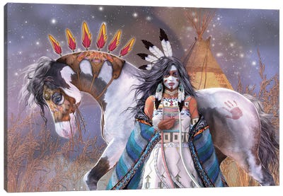 Wicasa Canvas Art Print - Native American Décor