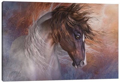 Wind Stalker Canvas Art Print - Animal Illustrations