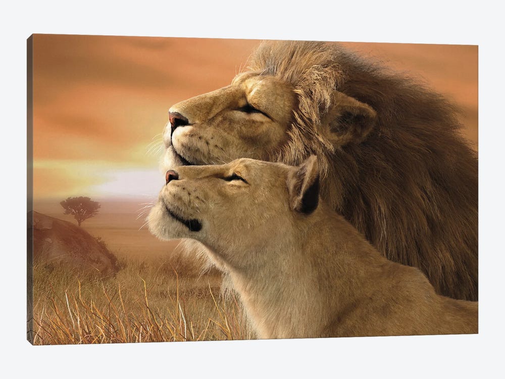 A Tender Moment by Laurie Prindle 1-piece Canvas Print