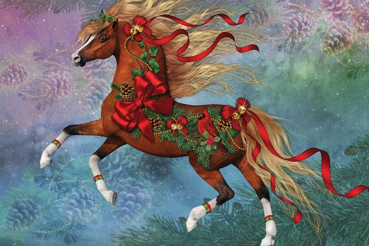 Chestnut Cheer by Laurie Prindle wall art