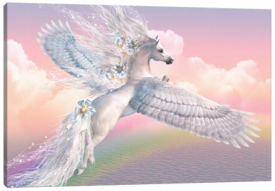 Over The Rainbow Canvas Art Print - Pegasus Art