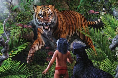 Shere Khan by Laurie Prindle art print