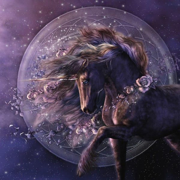 Unicorns: Chimera Black Rose by Laurie Prindle