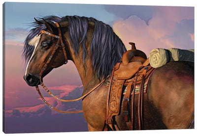 Cowboys Pride Canvas Art Print - Laurie Prindle