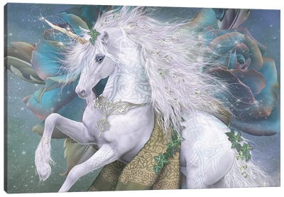 Kieran Canvas Art Print - Unicorns