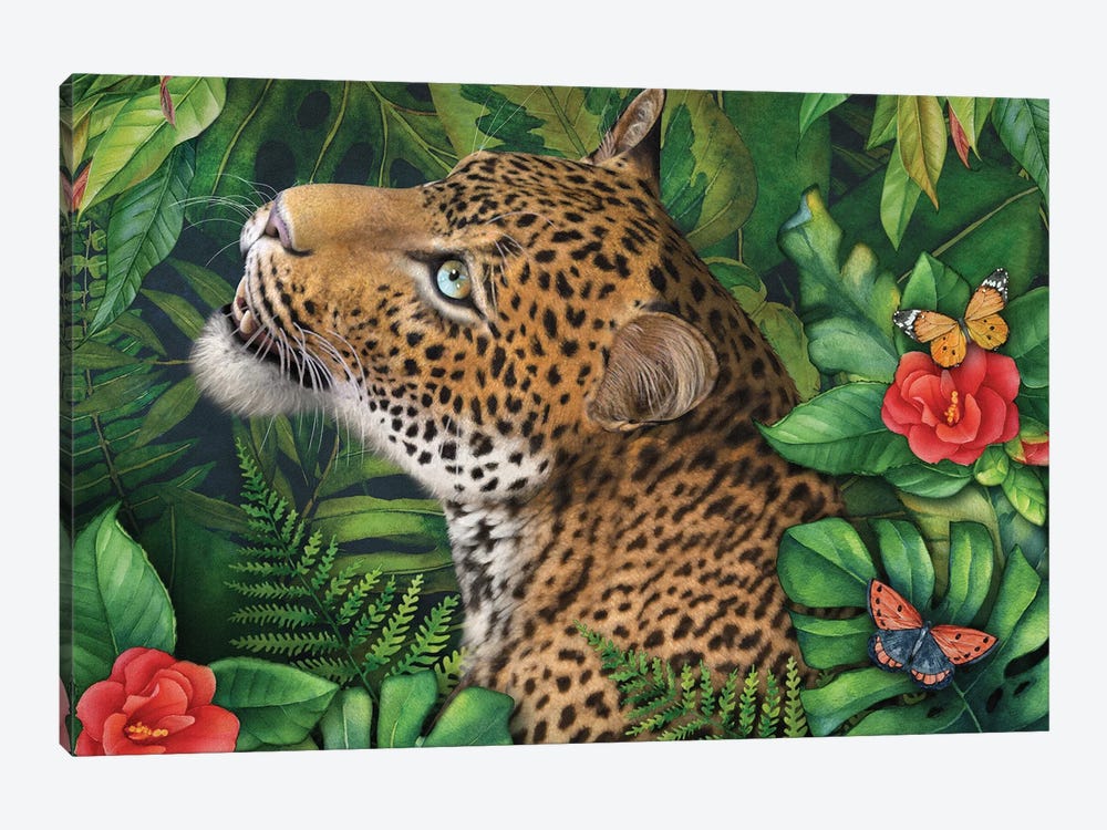 Leopards Gaze by Laurie Prindle 1-piece Art Print