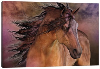 Belleza Fiero Canvas Art Print - Animal Illustrations