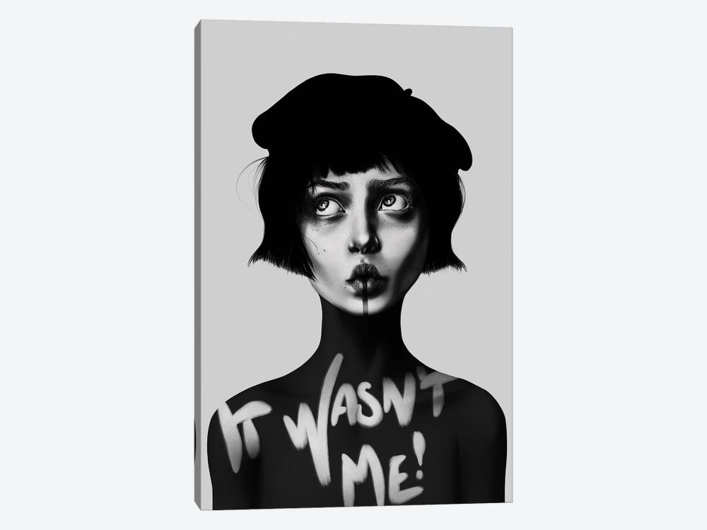 It Wasn't Me! by Laura H. Rubin 1-piece Canvas Wall Art