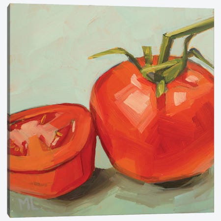 Tomato And A Half Canvas Print #LRS44} by Mónica Linares Canvas Wall Art
