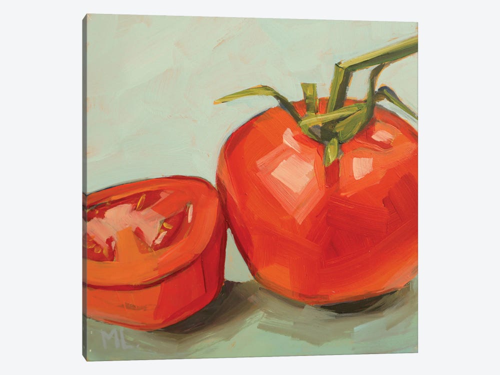 Tomato And A Half by Mónica Linares 1-piece Art Print