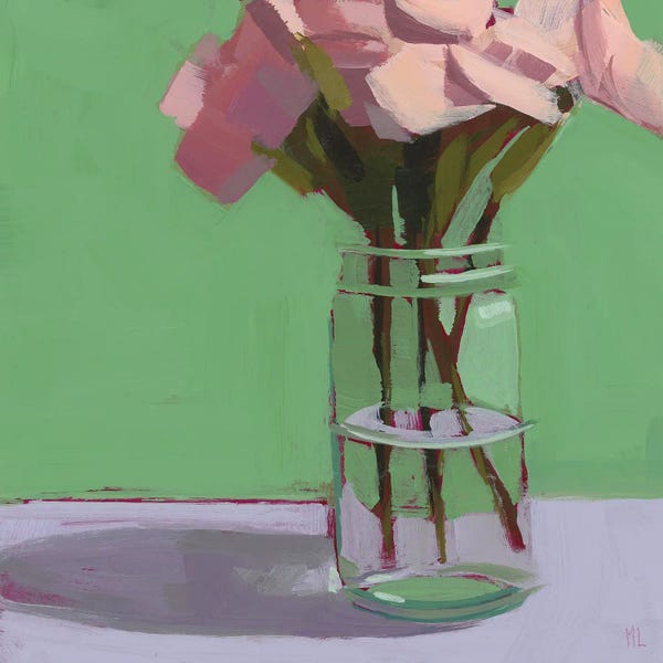 Fine Art Print: A Jam Jar Vase by Mónica Linares