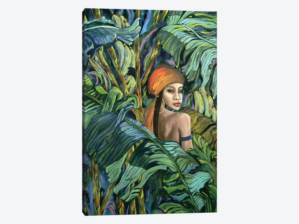 Tropical Lips by Larisa Lavrova 1-piece Canvas Art Print