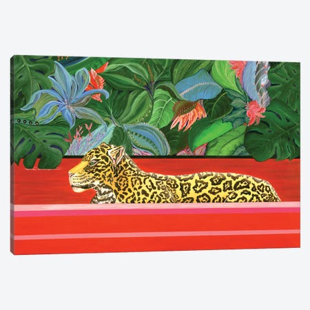 The King Of The Jungle Canvas Print #LRV44} by Larisa Lavrova Canvas Print