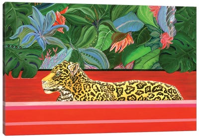 The King Of The Jungle Canvas Art Print - Larisa Lavrova