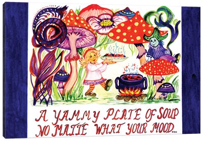 Yammy Soup Canvas Art Print - Soup Art