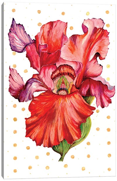 Female Flame Canvas Art Print - Iris Art
