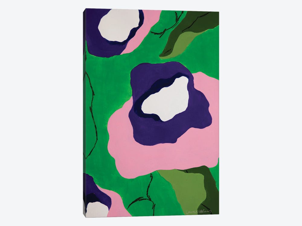Flores de Papel V by Laura Welshans 1-piece Canvas Print