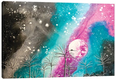 Wondrous Night Canvas Art Print - Amber Lamoreaux