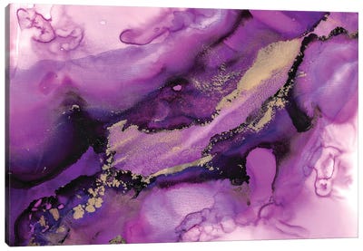 Ethereal Purple Canvas Art Print - Amber Lamoreaux