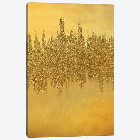 Gold Shimmer Canvas Print #LRX73} by Amber Lamoreaux Canvas Print