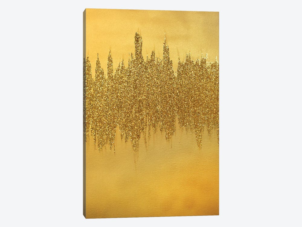 Gold Shimmer by Amber Lamoreaux 1-piece Canvas Art