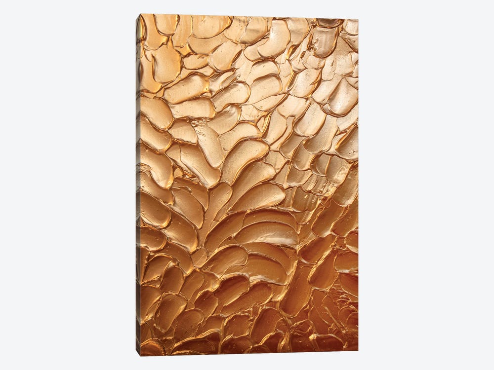 Metallic Copper by Amber Lamoreaux 1-piece Canvas Print